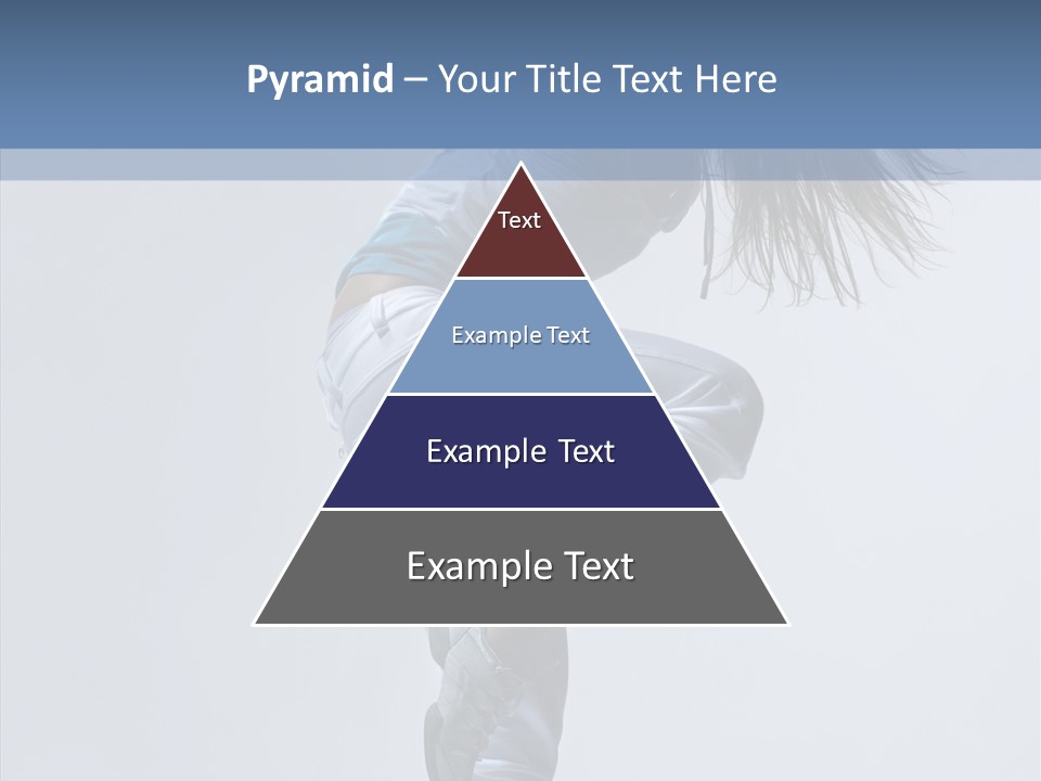 Gymnastic Performer Model PowerPoint Template