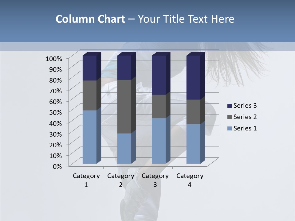 Gymnastic Performer Model PowerPoint Template