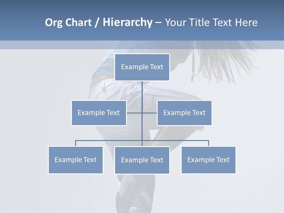Gymnastic Performer Model PowerPoint Template