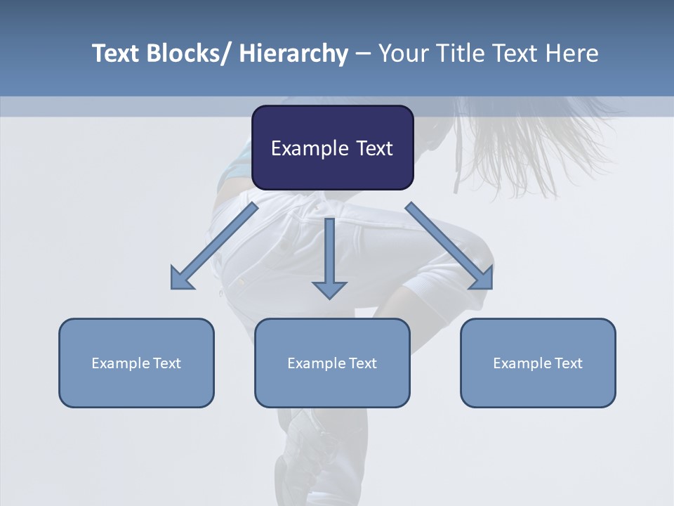Gymnastic Performer Model PowerPoint Template