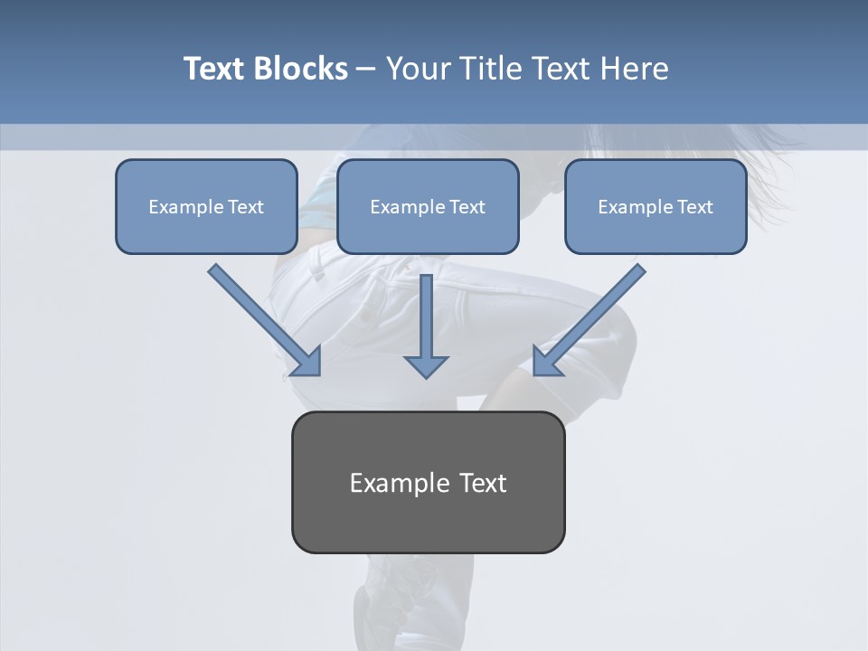 Gymnastic Performer Model PowerPoint Template