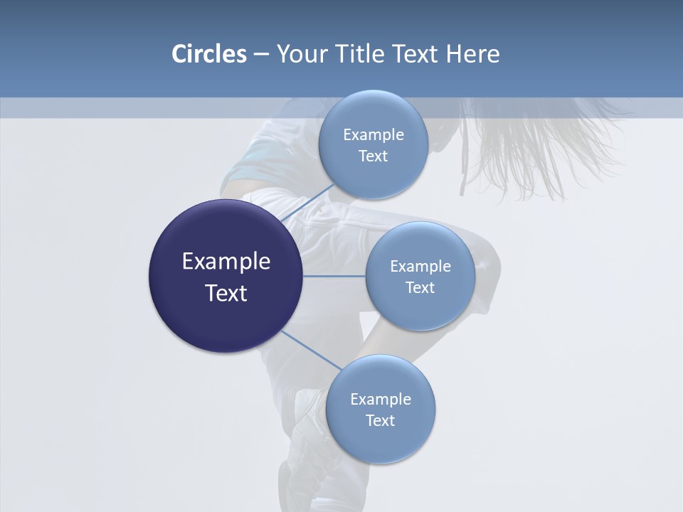 Gymnastic Performer Model PowerPoint Template