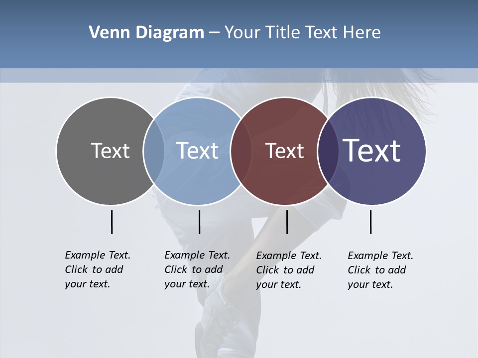 Gymnastic Performer Model PowerPoint Template