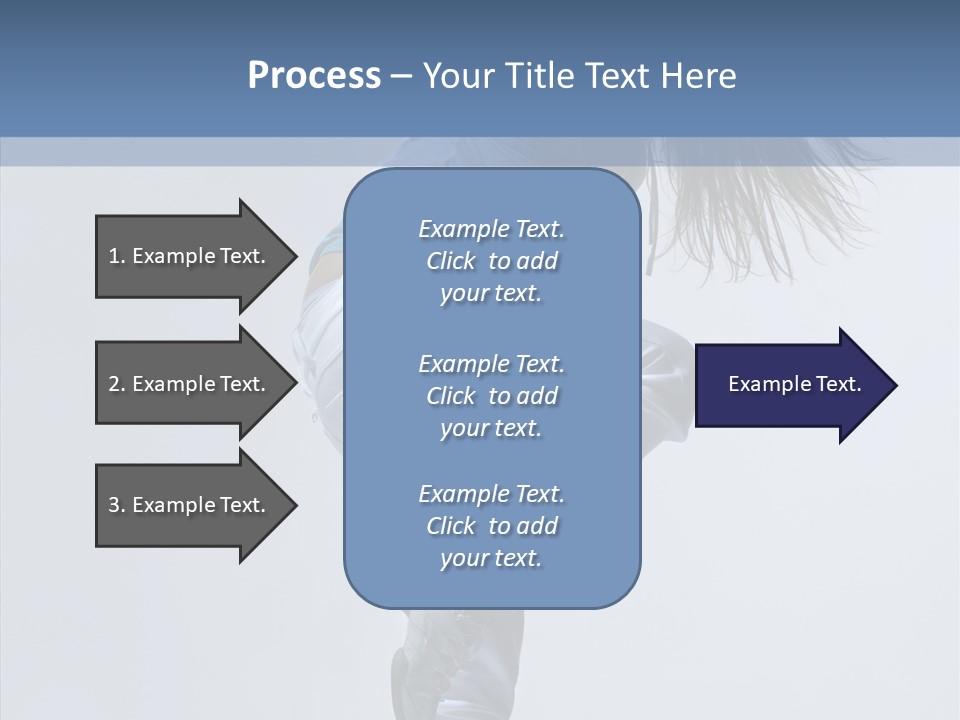 Gymnastic Performer Model PowerPoint Template