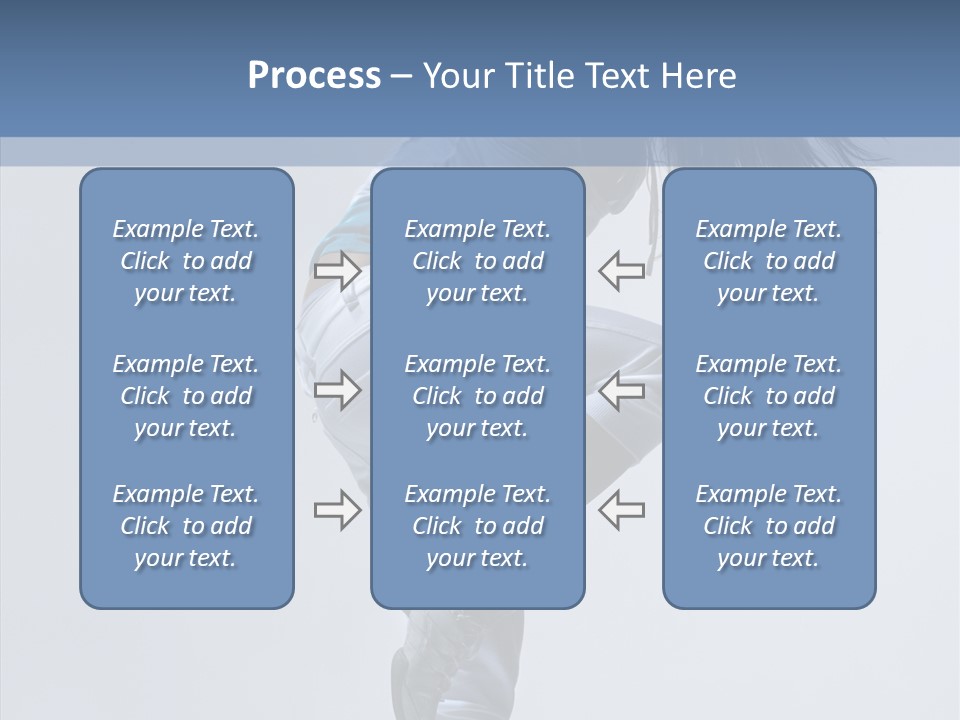 Gymnastic Performer Model PowerPoint Template