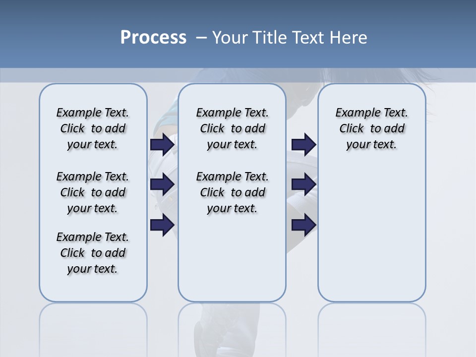 Gymnastic Performer Model PowerPoint Template