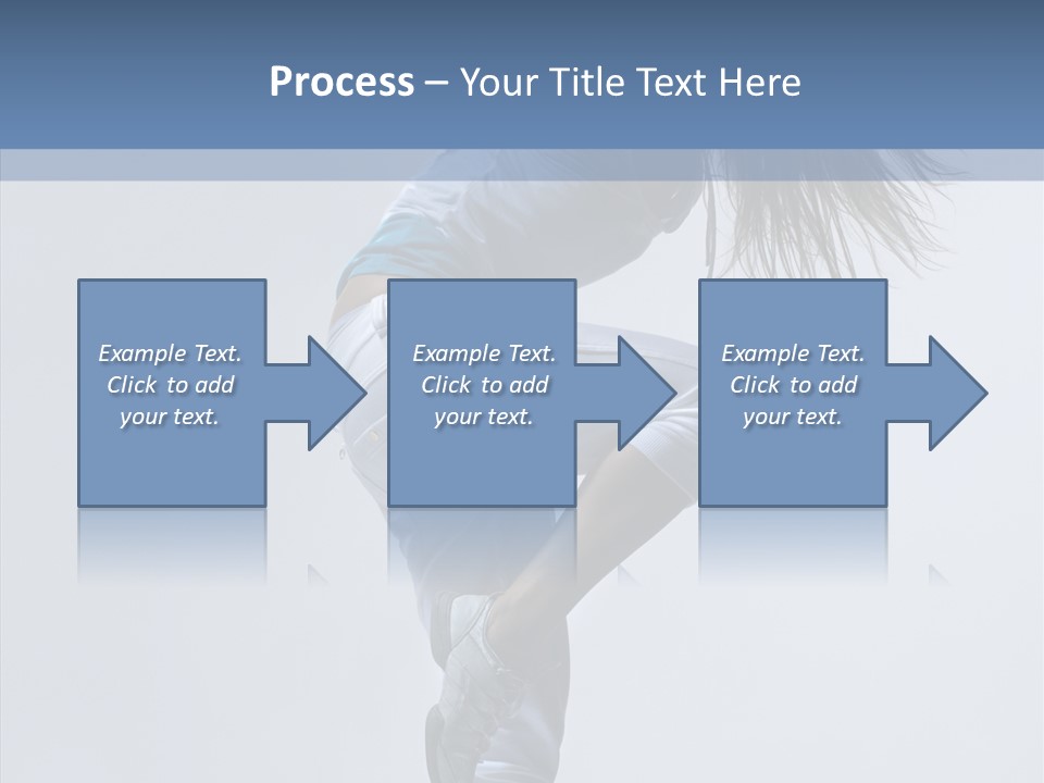 Gymnastic Performer Model PowerPoint Template