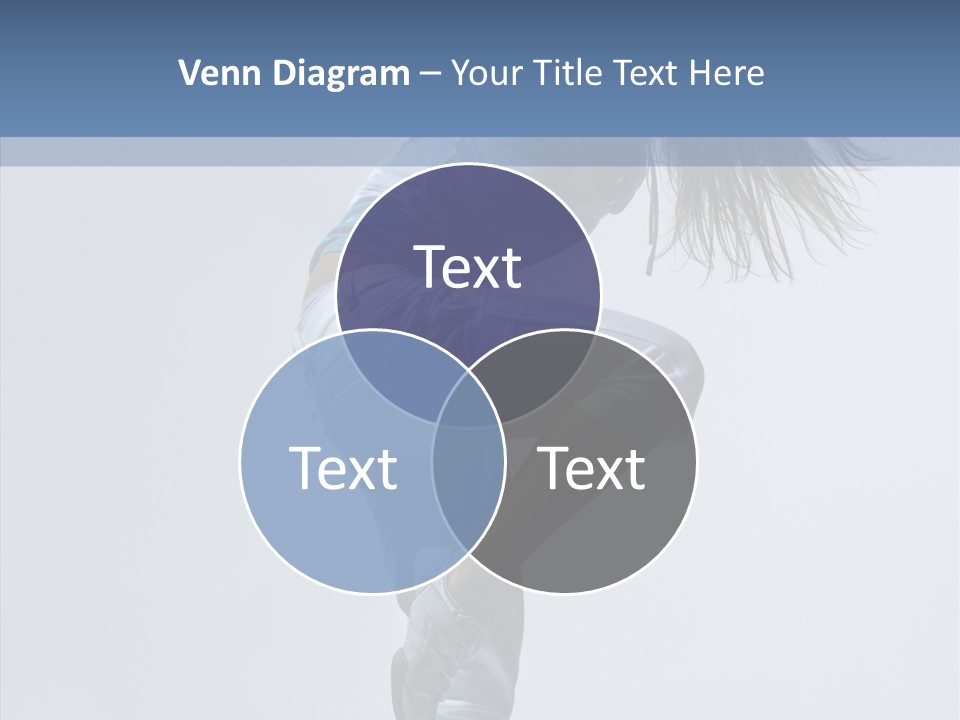 Gymnastic Performer Model PowerPoint Template