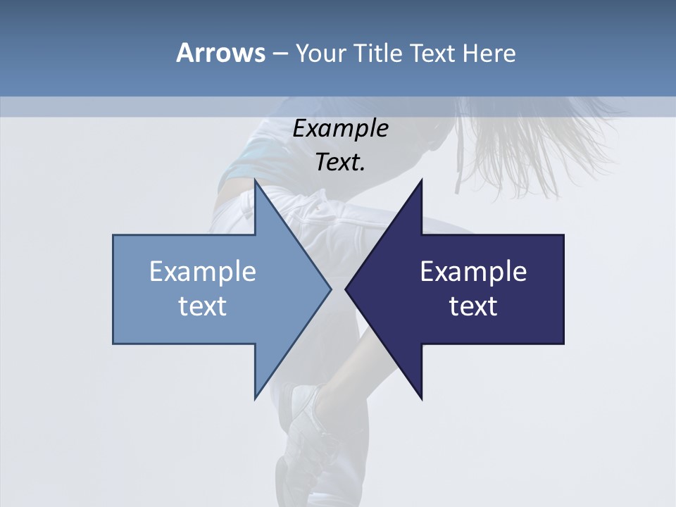 Gymnastic Performer Model PowerPoint Template