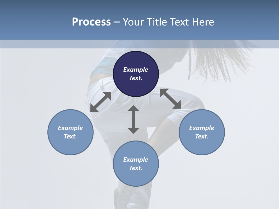 Gymnastic Performer Model PowerPoint Template