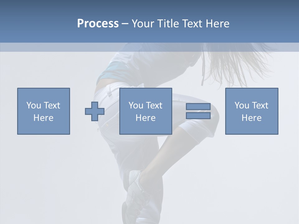 Gymnastic Performer Model PowerPoint Template