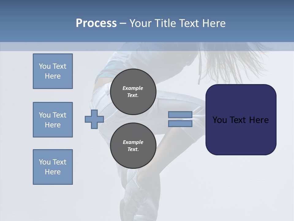 Gymnastic Performer Model PowerPoint Template