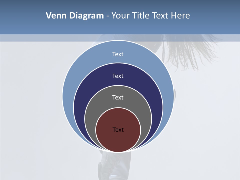 Gymnastic Performer Model PowerPoint Template