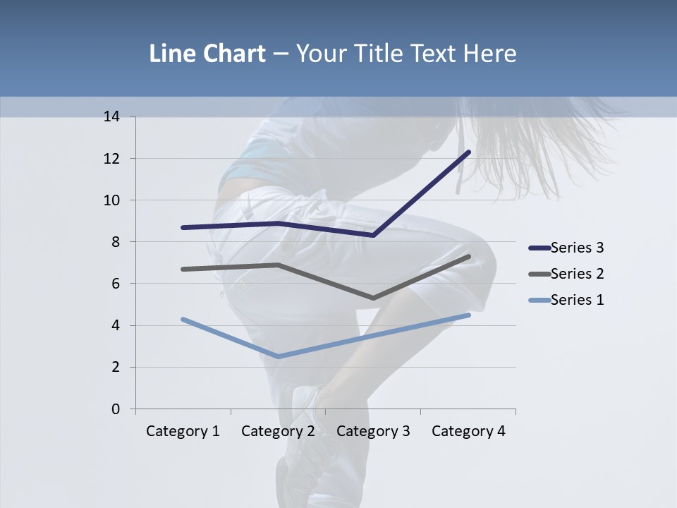 Gymnastic Performer Model PowerPoint Template