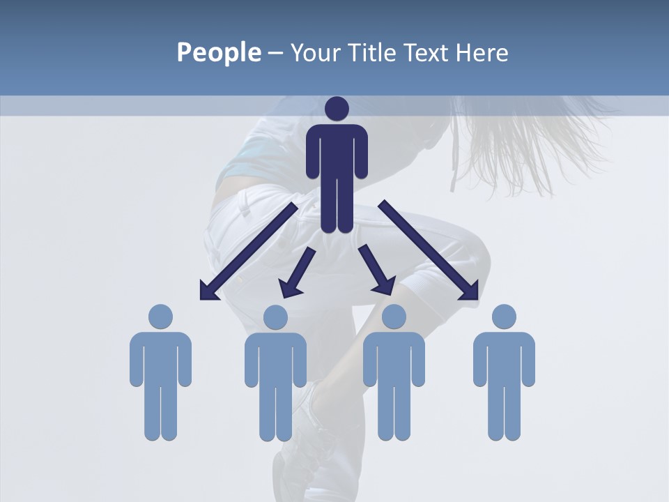 Gymnastic Performer Model PowerPoint Template