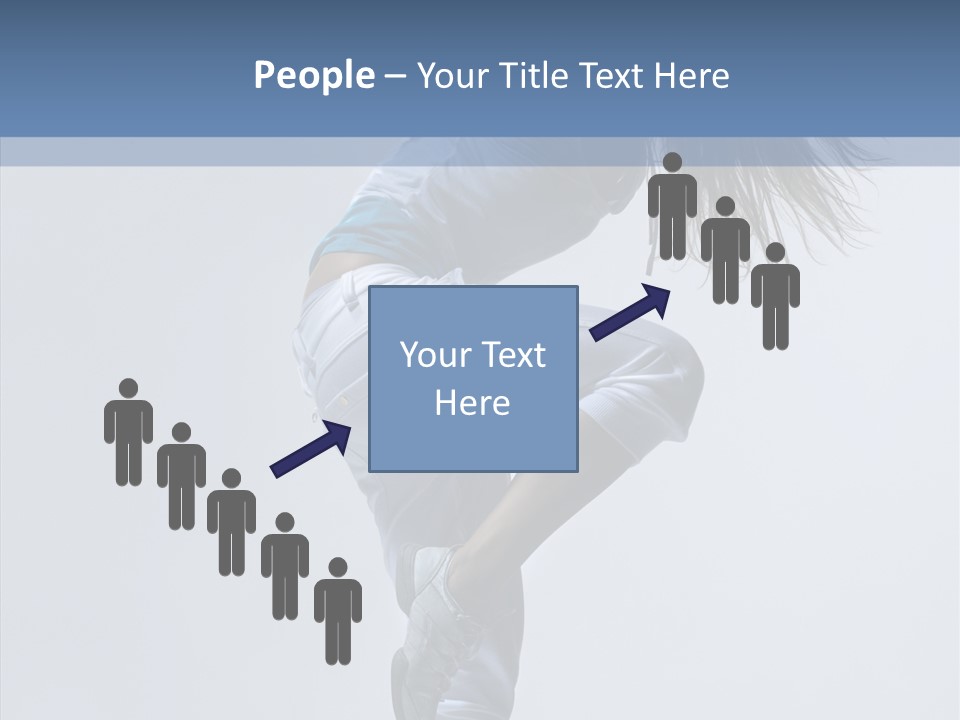 Gymnastic Performer Model PowerPoint Template
