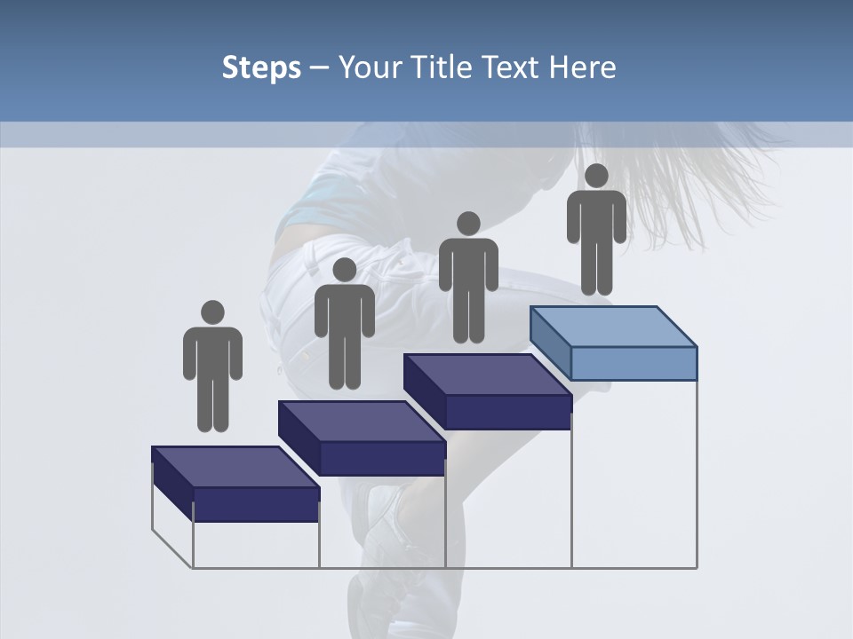 Gymnastic Performer Model PowerPoint Template