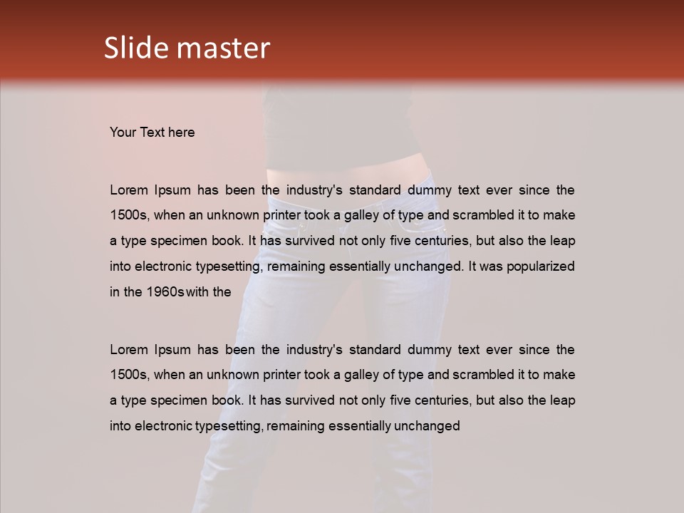 Per On Character Corporate PowerPoint Template