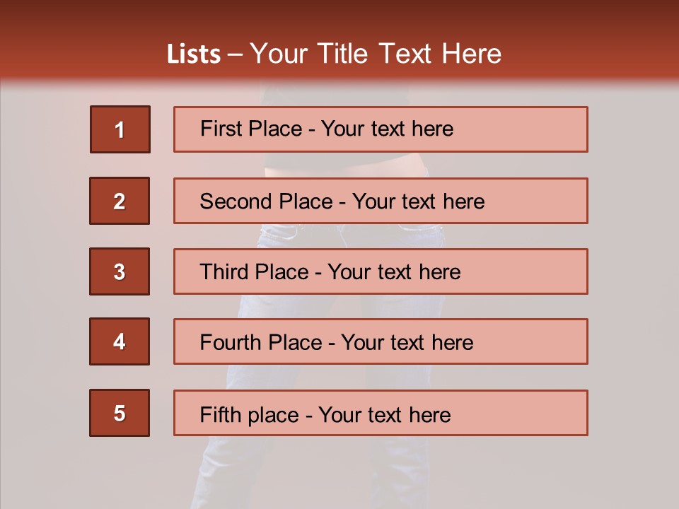 Per On Character Corporate PowerPoint Template
