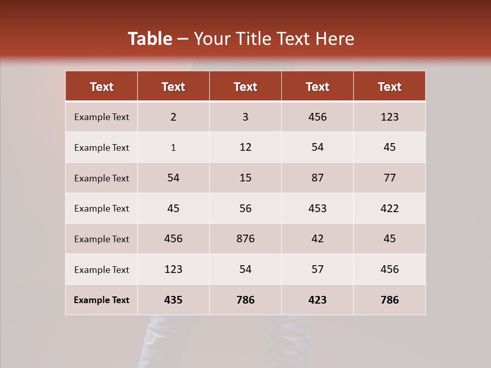 Per On Character Corporate PowerPoint Template
