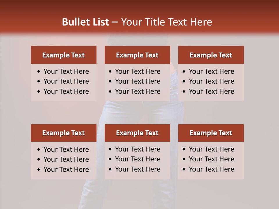 Per On Character Corporate PowerPoint Template