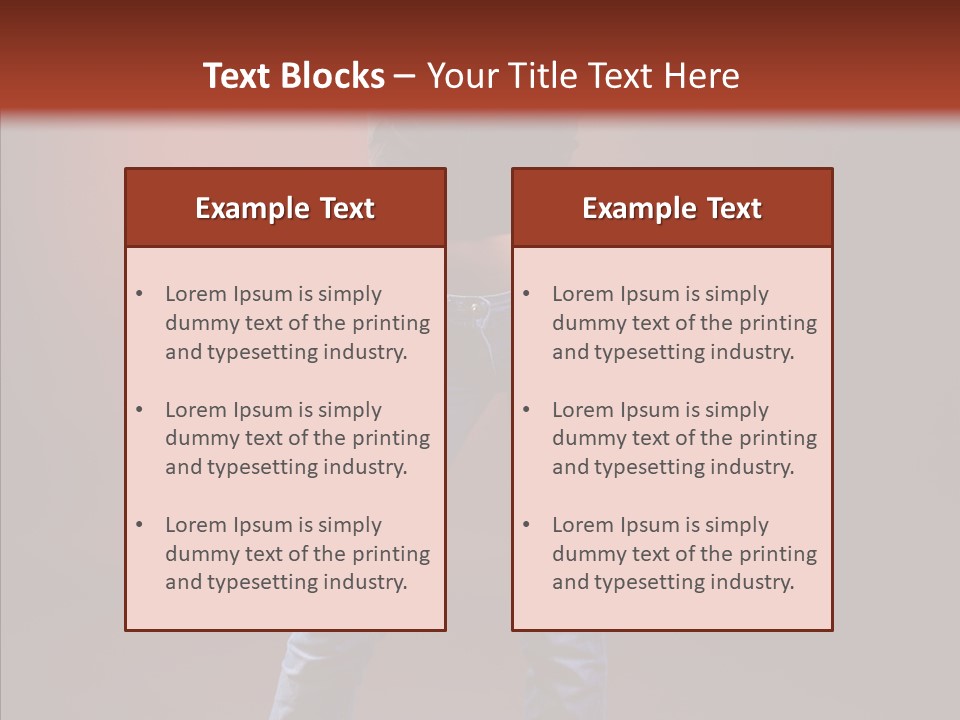 Per On Character Corporate PowerPoint Template