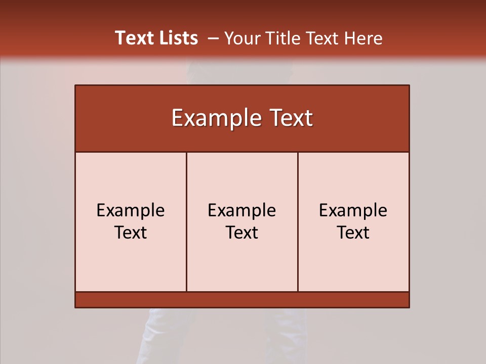 Per On Character Corporate PowerPoint Template