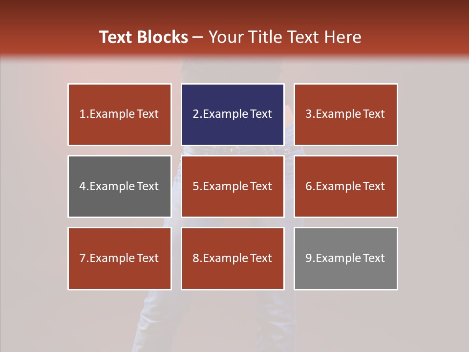 Per On Character Corporate PowerPoint Template