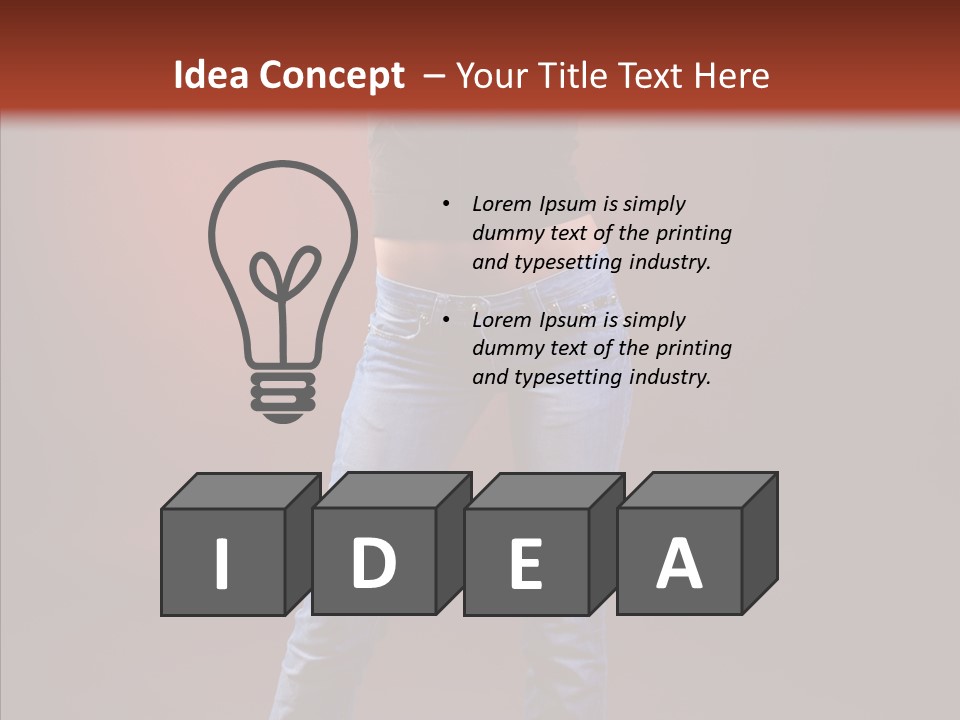 Per On Character Corporate PowerPoint Template