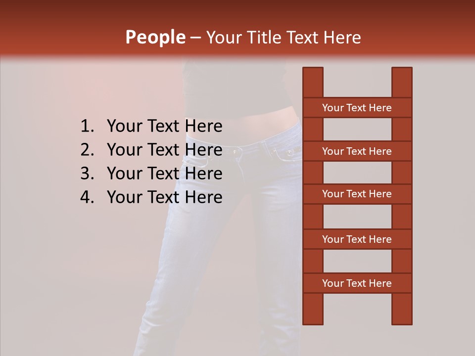 Per On Character Corporate PowerPoint Template