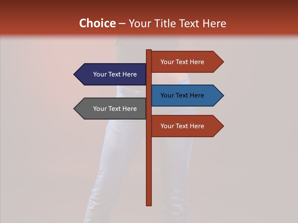 Per On Character Corporate PowerPoint Template