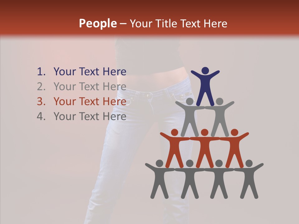 Per On Character Corporate PowerPoint Template