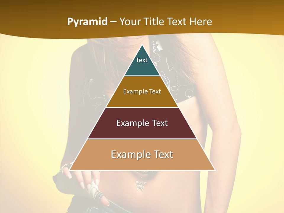 Smile Female Model PowerPoint Template