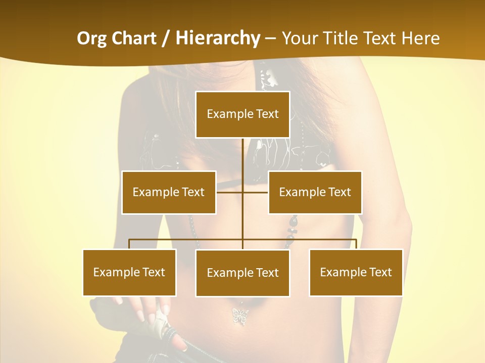 Smile Female Model PowerPoint Template