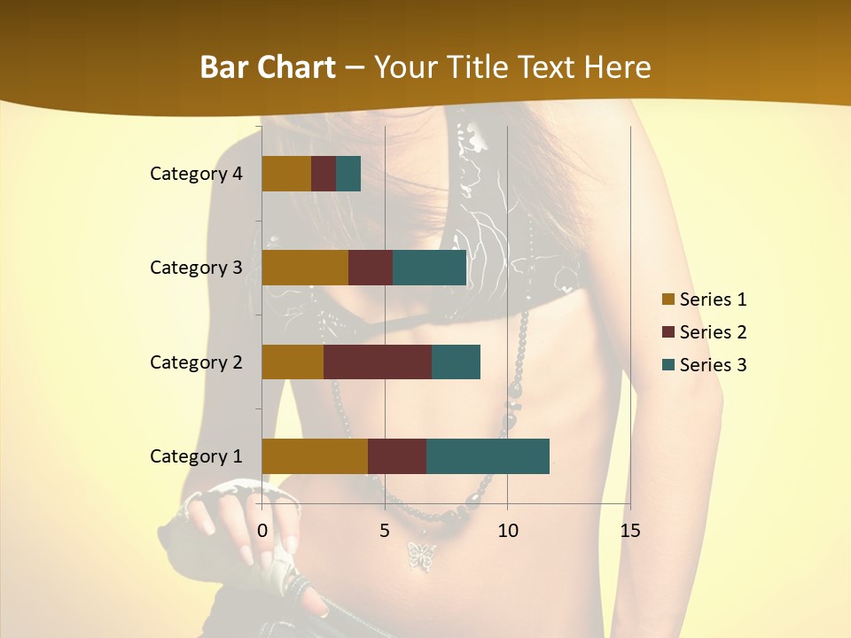 Smile Female Model PowerPoint Template