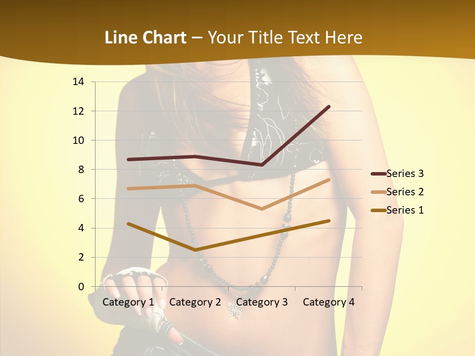 Smile Female Model PowerPoint Template