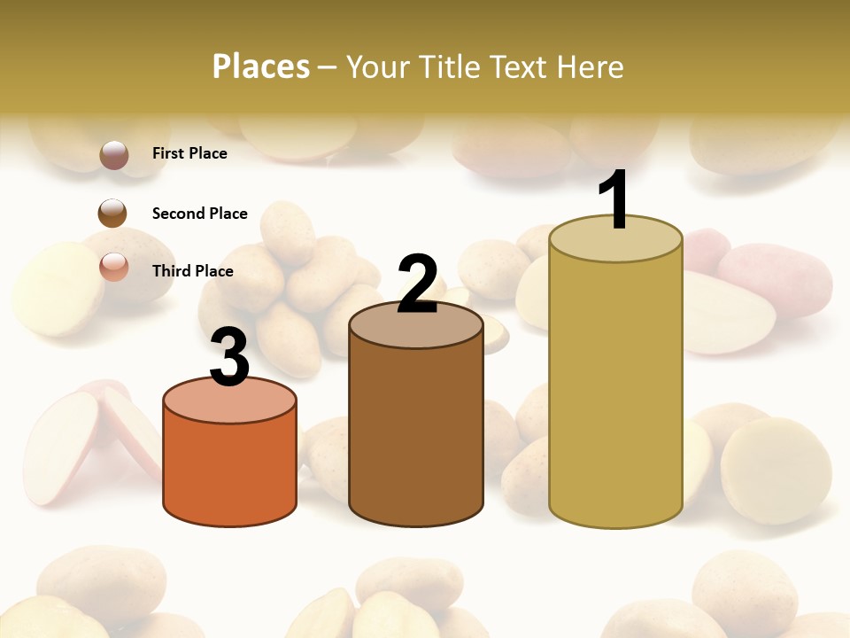 Organic Vegetarian Slice PowerPoint Template