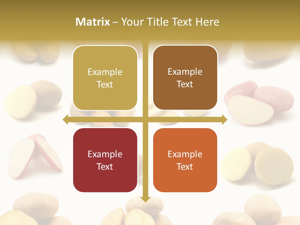 Organic Vegetarian Slice PowerPoint Template