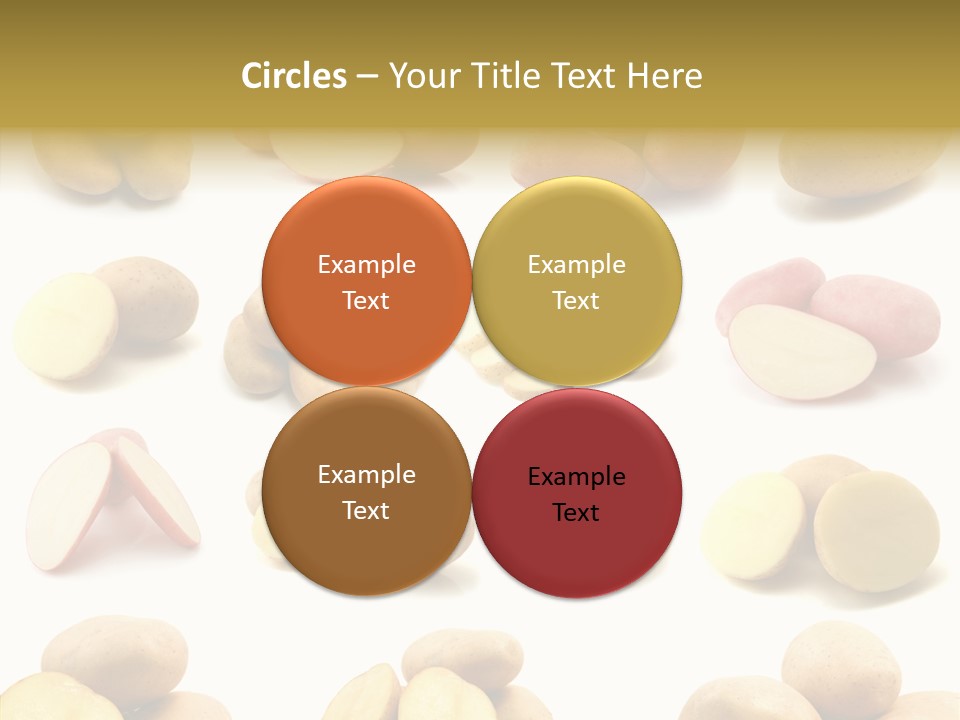 Organic Vegetarian Slice PowerPoint Template