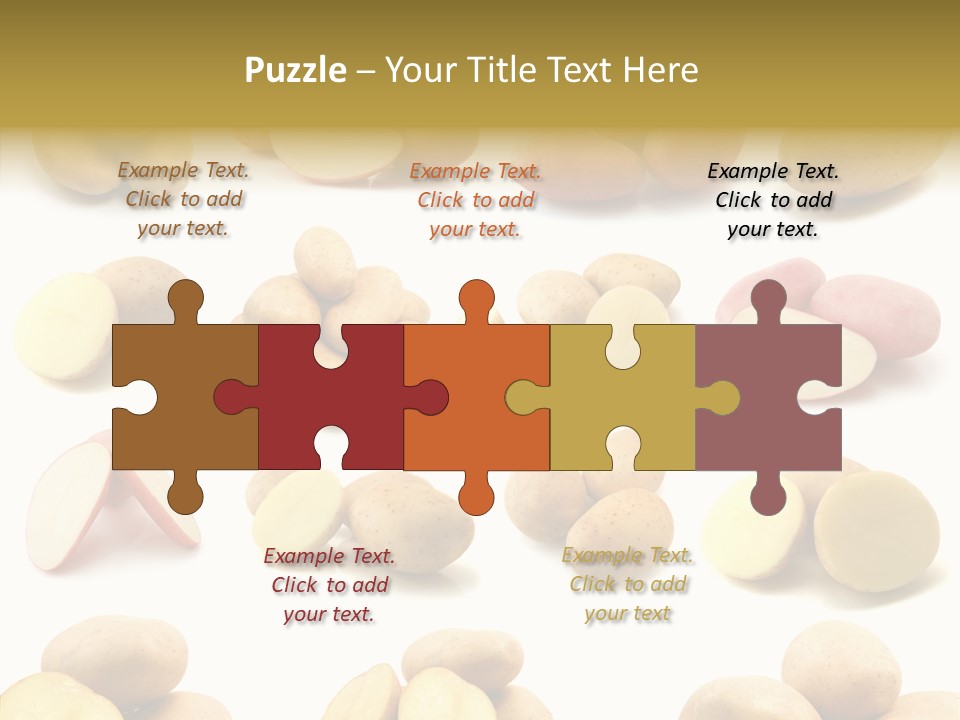 Organic Vegetarian Slice PowerPoint Template