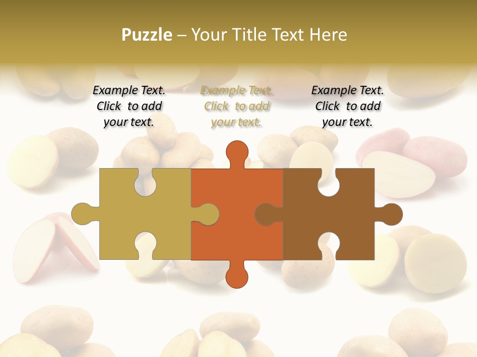 Organic Vegetarian Slice PowerPoint Template