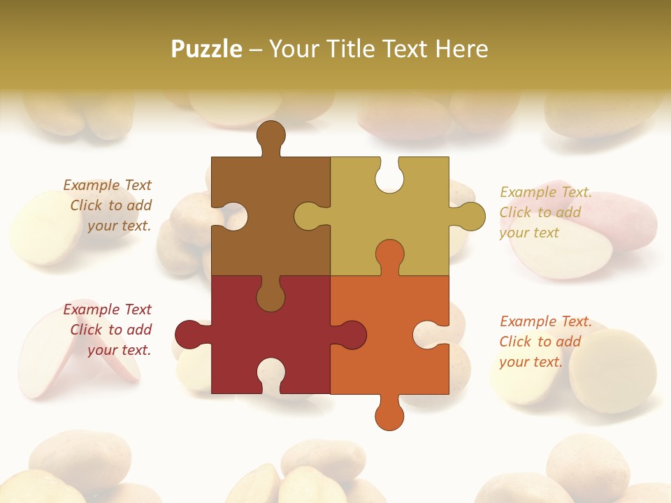 Organic Vegetarian Slice PowerPoint Template