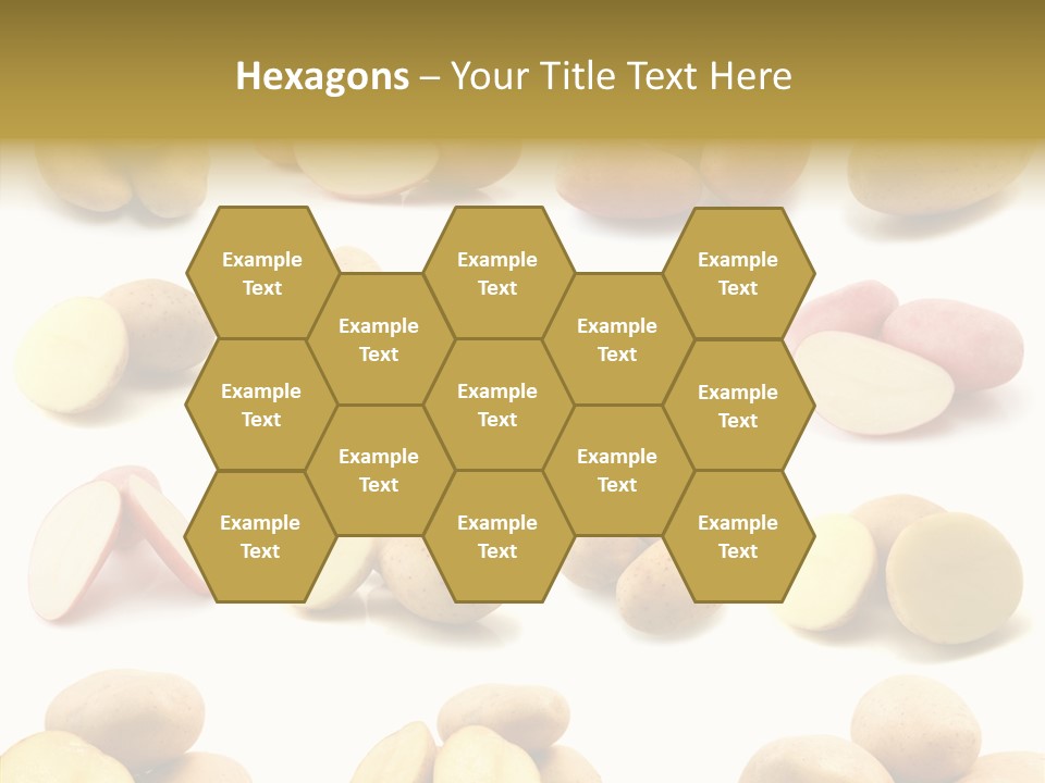 Organic Vegetarian Slice PowerPoint Template