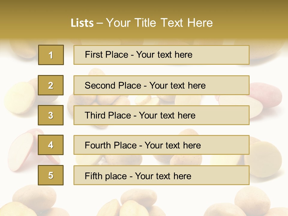 Organic Vegetarian Slice PowerPoint Template
