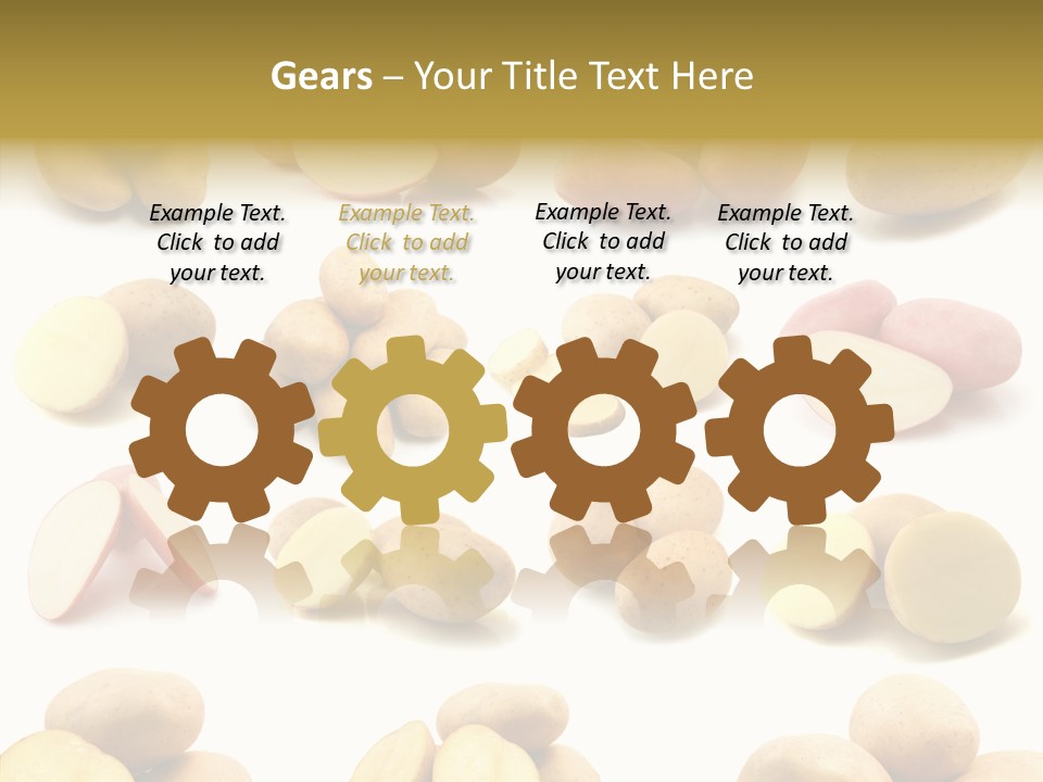 Organic Vegetarian Slice PowerPoint Template