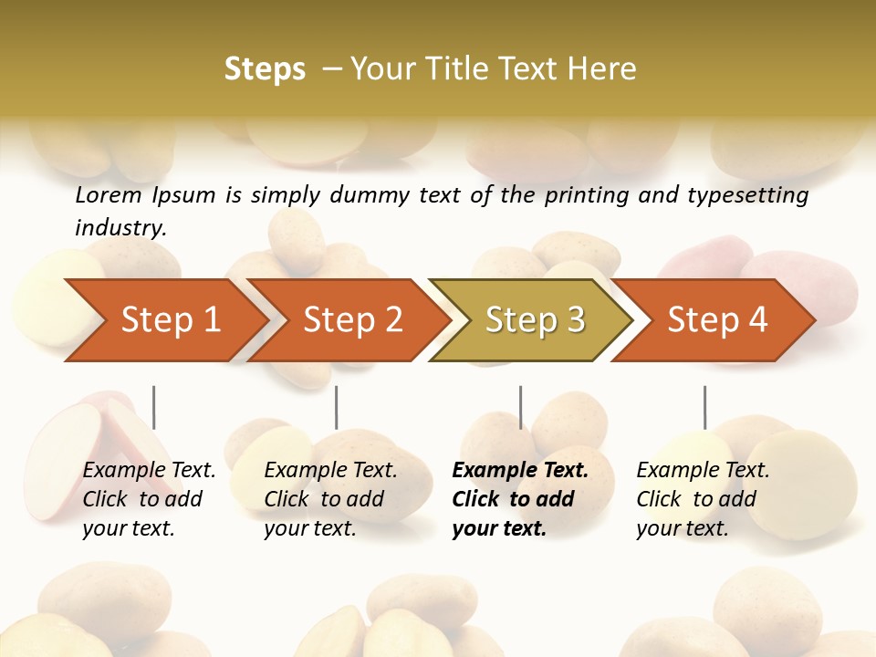 Organic Vegetarian Slice PowerPoint Template