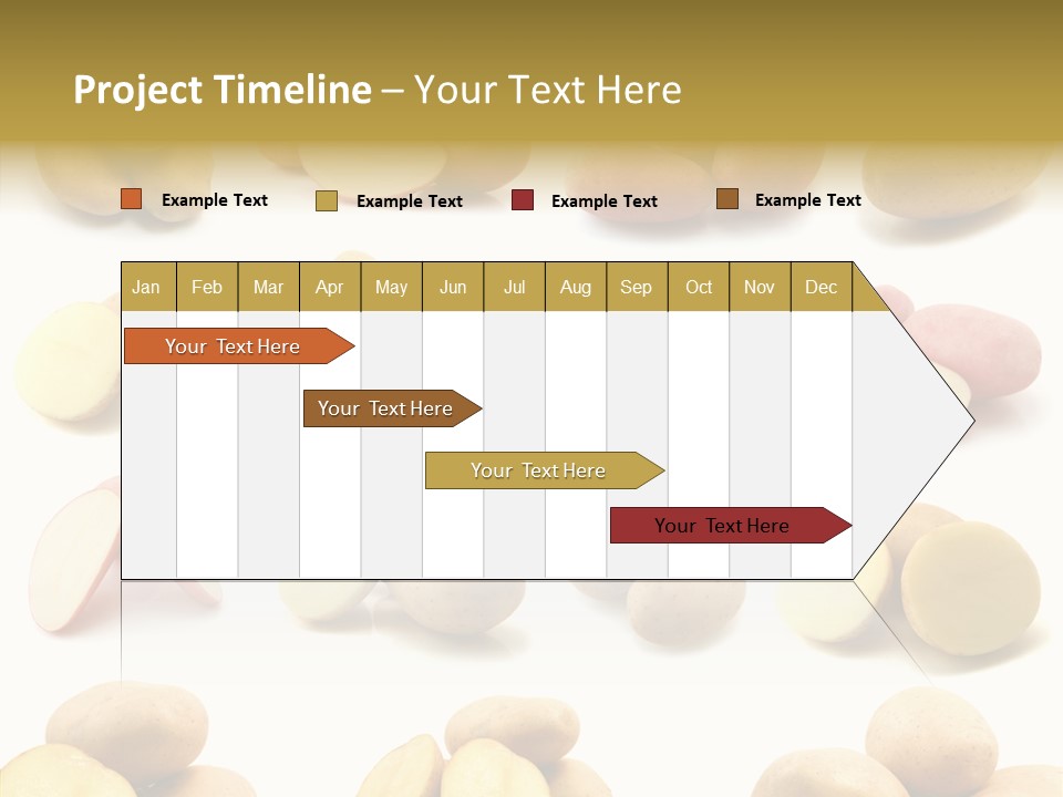 Organic Vegetarian Slice PowerPoint Template
