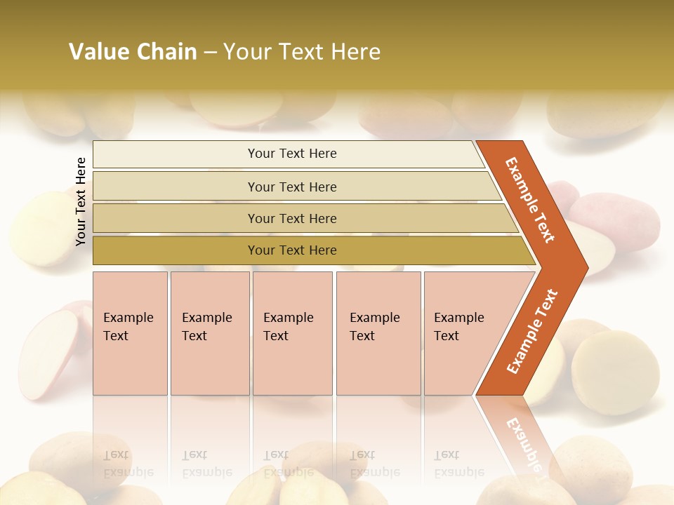 Organic Vegetarian Slice PowerPoint Template