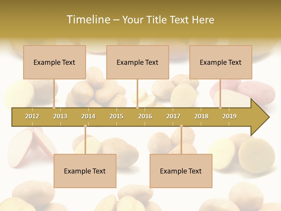 Organic Vegetarian Slice PowerPoint Template