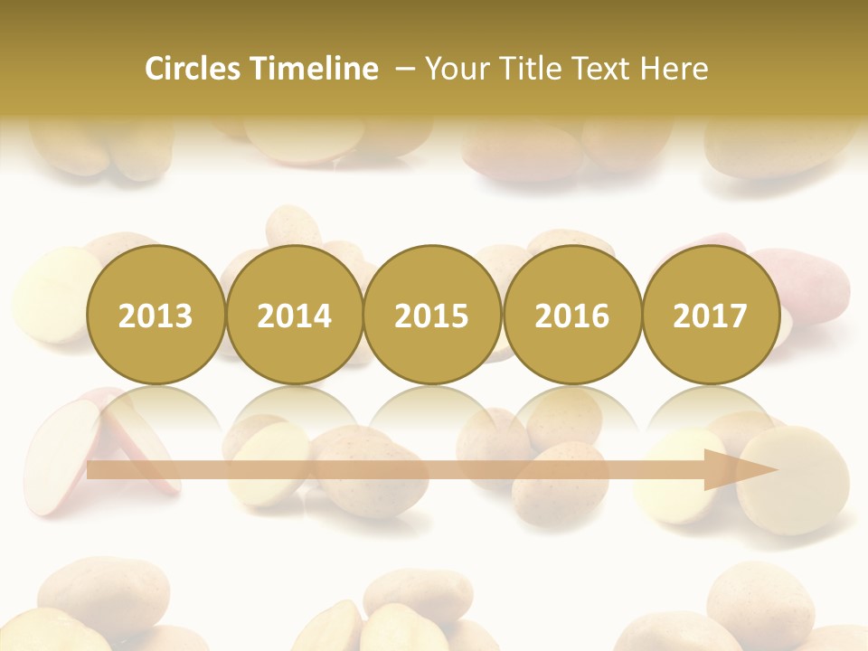 Organic Vegetarian Slice PowerPoint Template